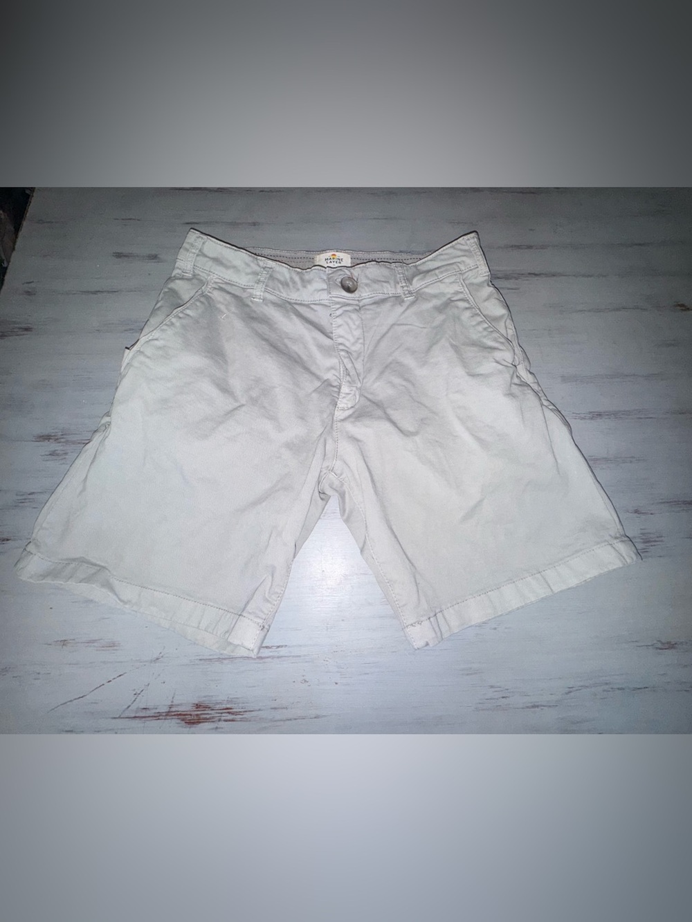 Marine Layer Men’s Size 30 Gray Chino Shorts